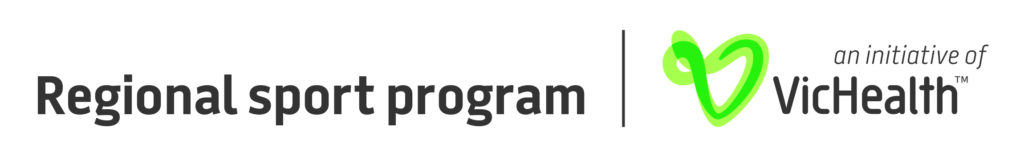 VicHealth Regional Sport Program Logo