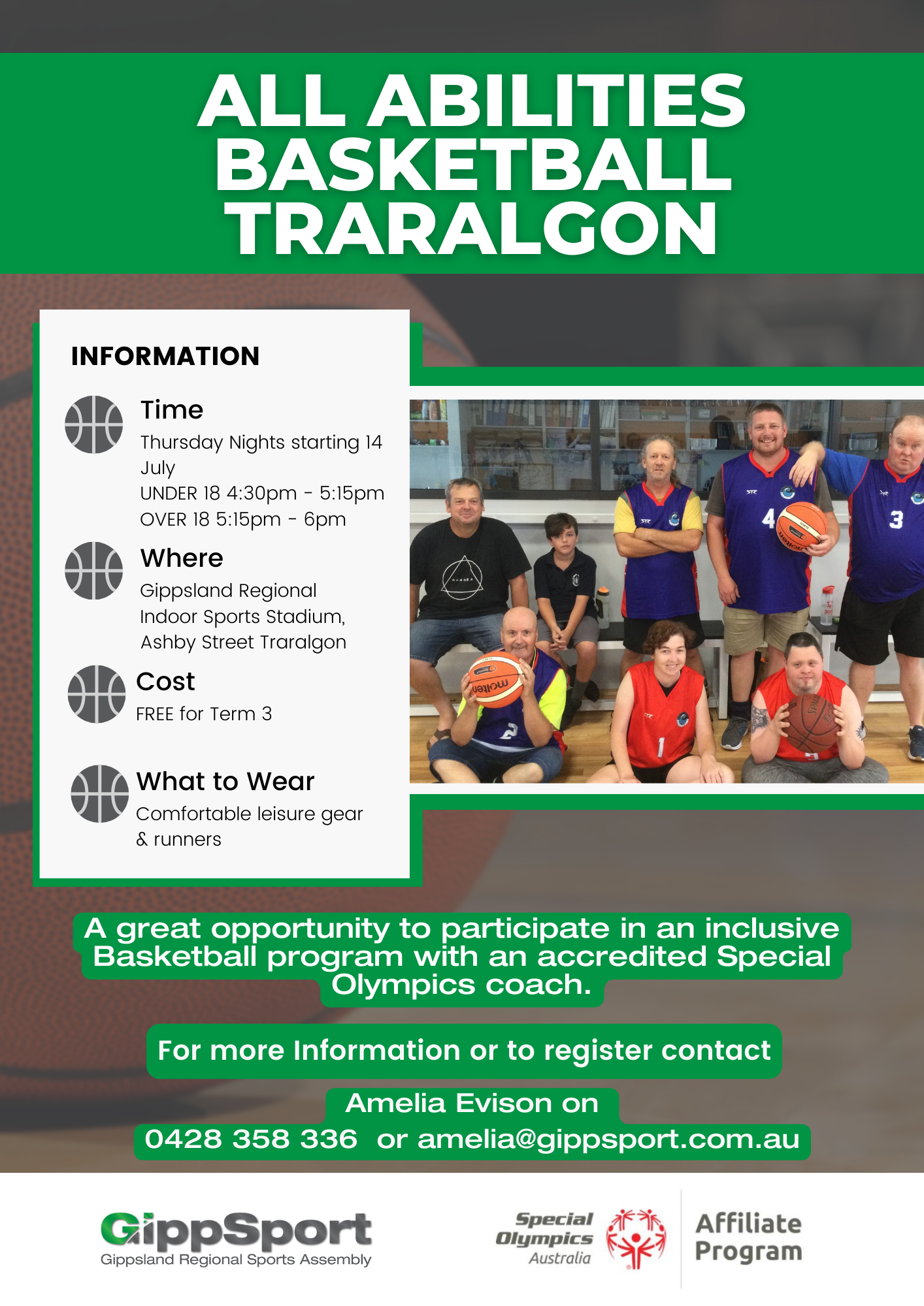 SOA All Abilities basketball traralgon